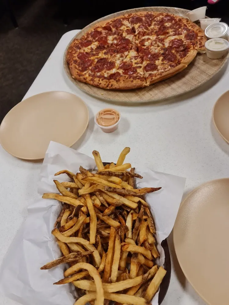Pizza and Fries